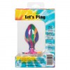 Фото товара: Яркая анальная пробка Cheeky Medium Tie-Dye Plug - 7,5 см., код товара: SE-0439-05-3/Арт.289538, номер 2