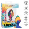 Фото товара: Яркая анальная пробка Cheeky Medium Swirl Tie-Dye Plug - 7,5 см., код товара: SE-0439-10-3/Арт.289539, номер 5