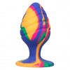 Купить Яркая анальная пробка Cheeky Large Swirl Tie-Dye Plug - 9 см. код товара: SE-0439-20-3/Арт.289541. Секс-шоп в СПб - EROTICOASIS | Интим товары для взрослых 