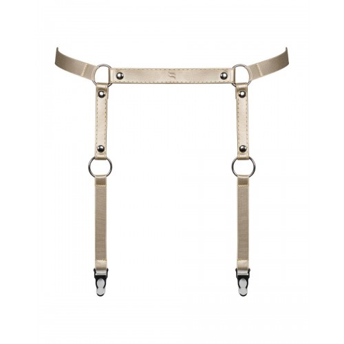 Фото товара: Стильный тонкий пояс для чулок с металлическими колечками, код товара: A764 harness garter belt / Арт.302853, номер 4