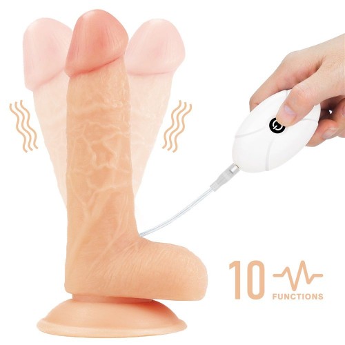 Фото товара: Женский страпон с вибрацией Vibrating Easy Strapon Set 7.0 - 18 см., код товара: LV715115 / Арт.309502, номер 1