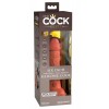 Фото товара: Фаллоимитатор цвета карамели 6  Vibrating Silicone Dual Density Cock - 17,8 см., код товара: PD5776-22/Арт.310128, номер 2