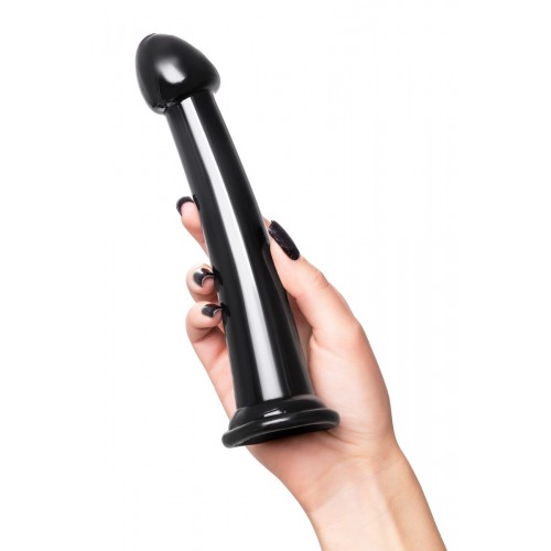 Фото товара: Черный фаллоимитатор Jelly Dildo M - 18 см., код товара: 882026-5/Арт.310461, номер 4