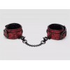 Фото товара: Красно-черные наручники Reversible Faux Leather Wrist Cuffs, код товара: FS-83669/Арт.312685, номер 1