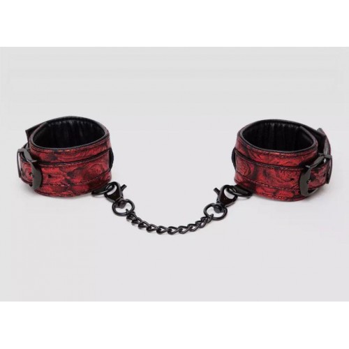 Фото товара: Красно-черные наручники Reversible Faux Leather Wrist Cuffs, код товара: FS-83669/Арт.312685, номер 1