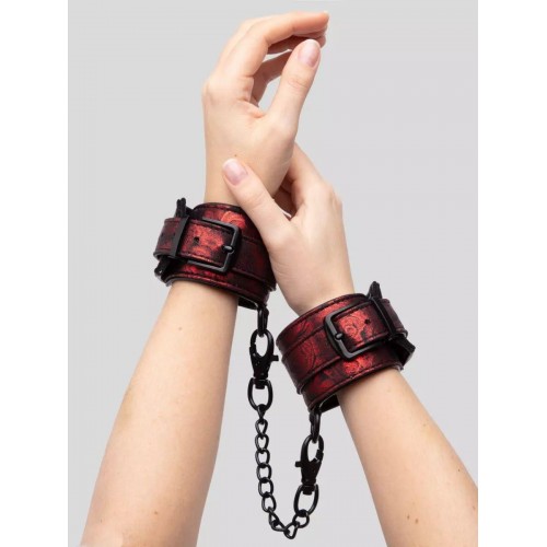 Фото товара: Красно-черные наручники Reversible Faux Leather Wrist Cuffs, код товара: FS-83669/Арт.312685, номер 3