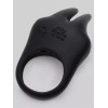 Фото товара: Черное эрекционное виброкольцо Sensation Rechargeable Vibrating Rabbit Love Ring, код товара: FS-82943/Арт.313110, номер 1