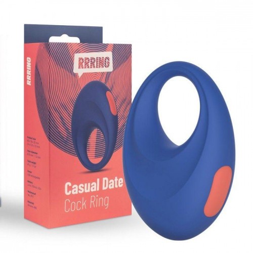 Фото товара: Синее эрекционное кольцо RRRING Casual Date Cock Ring, код товара: FLZ-E32474/Арт.314901, номер 1