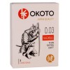 Купить Тонкие презервативы OKOTO Thin Extra Soft - 3 шт. код товара: 1465/Арт.315165. Секс-шоп в СПб - EROTICOASIS | Интим товары для взрослых 
