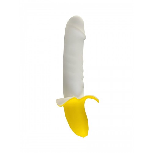 Фото товара: Мощный пульсатор в форме банана Banana Pulsator - 19,5 см., код товара: VD-101/Арт.320389, номер 1