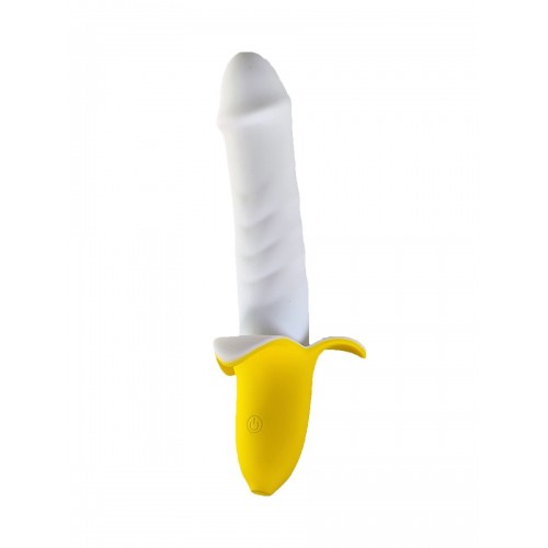 Фото товара: Мощный пульсатор в форме банана Banana Pulsator - 19,5 см., код товара: VD-101/Арт.320389, номер 3