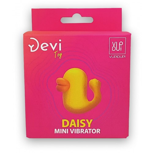 Фото товара: Мини-вибратор в форме уточки Mini Vibrator Daisy, код товара: VD-105/Арт.323688, номер 1