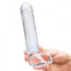 Фото товара: Прозрачный фаллоимитатор 8  Realistic Ribbed Glass Dildo - 20,3 см., код товара: GLAS-507/Арт.332371, номер 3