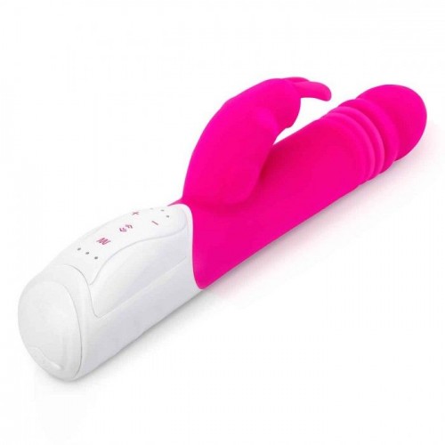 Купить Розовый пульсирующий вибромассажер G-Spot Thrusting Rabbit - 24 см. код товара: RR-009-PNK/Арт.343105. Секс-шоп в СПб - EROTICOASIS | Интим товары для взрослых 