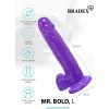 Фото товара: Фиолетовый реалистичный фаллоимитатор Mr. Bold L - 18,5 см., код товара: SX 0059 / Арт.343183, номер 7