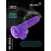 Фото товара: Фиолетовый реалистичный фаллоимитатор Mr. Bold L - 18,5 см., код товара: SX 0059 / Арт.343183, номер 8