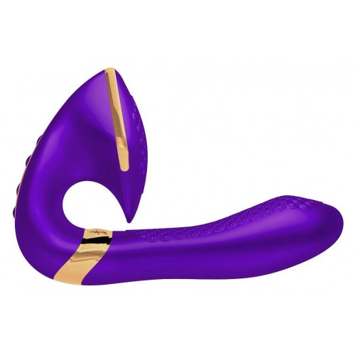 Купить Фиолетовый вибростимулятор SOYO - 17 см. код товара: SH-SOYO-403/Арт.352065. Секс-шоп в СПб - EROTICOASIS | Интим товары для взрослых 