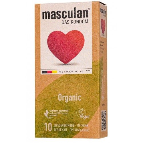 Купить Экологически чистые презервативы Masculan Organic - 10 шт. код товара: Masculan Organic №10/Арт.356710. Секс-шоп в СПб - EROTICOASIS | Интим товары для взрослых 