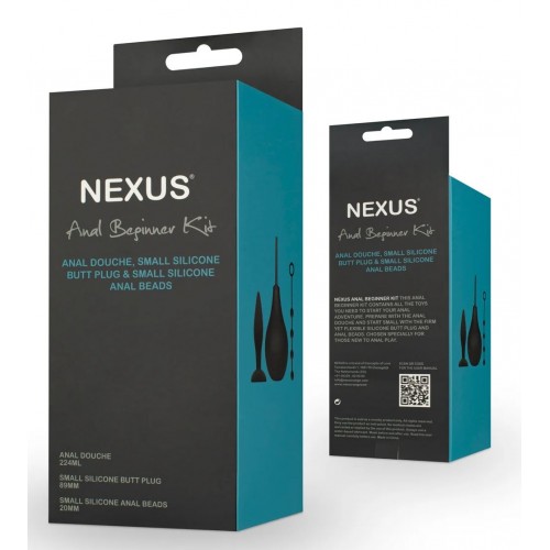 Фото товара: Анальный набор Nexus Anal Beginner Kit: пробка, душ и шарики, код товара: ABK001/Арт.357755, номер 1