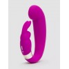 Фото товара: Лиловый вибратор Mini G-Spot Curve Vibe с клиторальным зайчиком, код товара: 80252/Арт.357765, номер 1