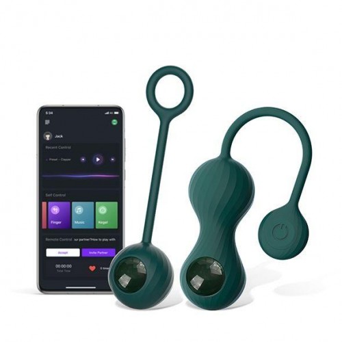 Купить Изумрудные вагинальные шарики Magic Motion Crystal Duo Smart Kegel Vibrator with Weight Set код товара: 861162/Арт.357770. Секс-шоп в СПб - EROTICOASIS | Интим товары для взрослых 