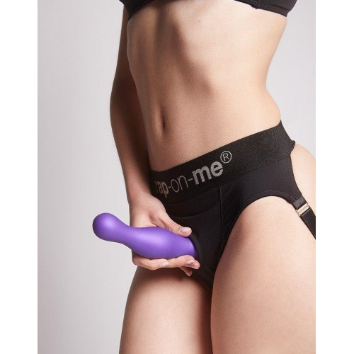 Фото товара: Фиолетовая насадка Strap-On-Me Dildo Plug Curvy size L, код товара: 6016695/Арт.357863, номер 3
