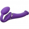 Фото товара: Фиолетовый безремневой вибрострапон Silicone Bendable Strap-On - size M, код товара: 6013922/Арт.357884, номер 1