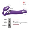 Фото товара: Фиолетовый безремневой вибрострапон Silicone Bendable Strap-On - size M, код товара: 6013922/Арт.357884, номер 4