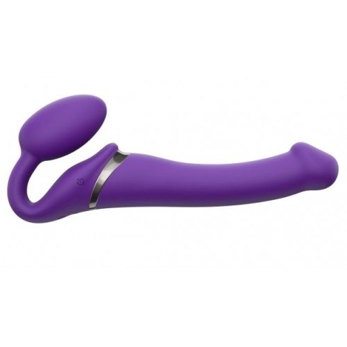 Купить Фиолетовый безремневой вибрострапон Silicone Bendable Strap-On - size M код товара: 6013922/Арт.357884. Секс-шоп в СПб - EROTICOASIS | Интим товары для взрослых 