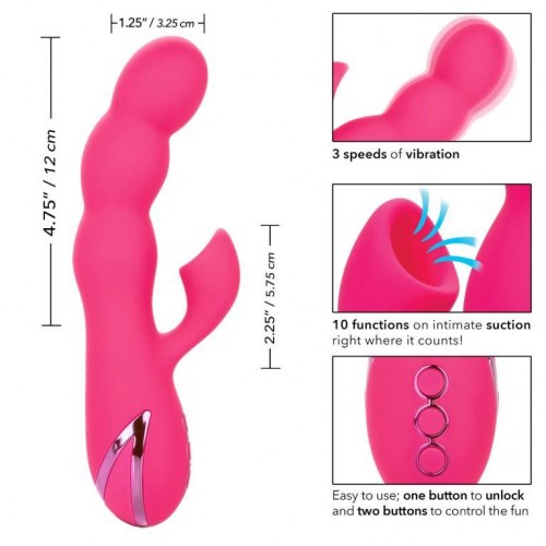 Фото товара: Розовый вибромассажер-кролик Oceanside Orgasm, код товара: SE-4351-10-3/Арт.358316, номер 4