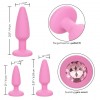 Фото товара: Набор из 3 розовых анальных пробок Crystal Booty Kit, код товара: SE-0004-39-2/Арт.359578, номер 4