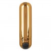 Купить Золотистая вибропуля в чехле для хранения Rechargeable Hideaway Bullet - 7,5 см. код товара: SE-0062-45-2/Арт.359580. Секс-шоп в СПб - EROTICOASIS | Интим товары для взрослых 