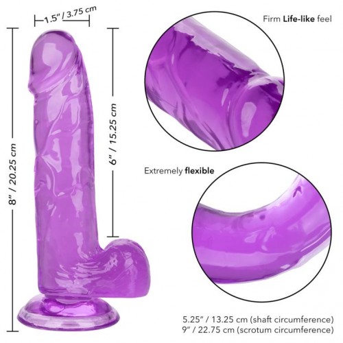 Фото товара: Фиолетовый фаллоимитатор Size Queen 6  - 20,25 см., код товара: SE-0260-15-2/Арт.359584, номер 2
