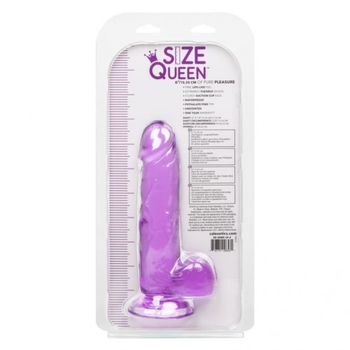 Фото товара: Фиолетовый фаллоимитатор Size Queen 6  - 20,25 см., код товара: SE-0260-15-2/Арт.359584, номер 3