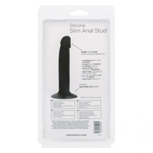 Фото товара: Черный анальный фаллоимитатор Silicone Slim Anal Stud, код товара: SE-0416-05-2/Арт.359585, номер 3