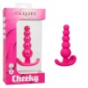 Фото товара: Розовая анальная елочка для ношения Cheeky X-5 Beads - 10,75 см., код товара: SE-0442-05-3 / Арт.359589, номер 1
