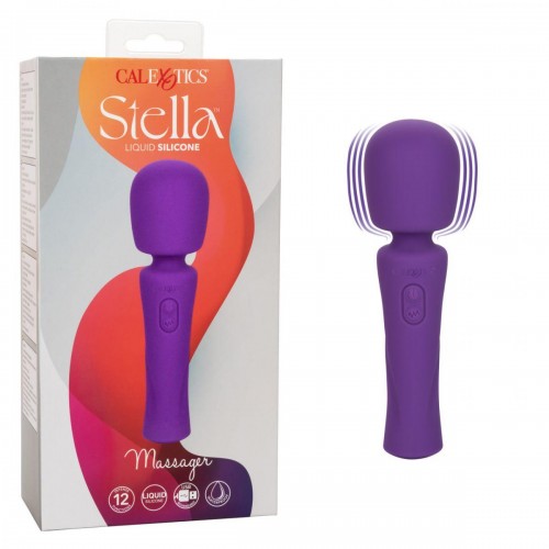 Фото товара: Фиолетовый ванд Stella Liquid Silicone Massager - 17,25 см., код товара: SE-4368-10-3/Арт.359600, номер 1
