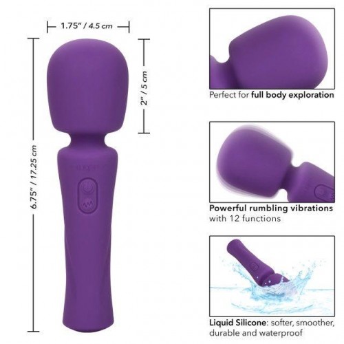 Фото товара: Фиолетовый ванд Stella Liquid Silicone Massager - 17,25 см., код товара: SE-4368-10-3/Арт.359600, номер 2