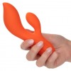Фото товара: Оранжевый вибратор-кролик Liquid Silicone Dual Teaser, код товара: SE-4368-30-3/Арт.359601, номер 6