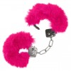 Купить Металлические наручники с розовым мехом Ultra Fluffy Furry Cuffs код товара: SE-2651-55-3/Арт.359609. Секс-шоп в СПб - EROTICOASIS | Интим товары для взрослых 
