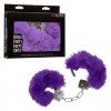 Фото товара: Металлические наручники с фиолетовым мехом Ultra Fluffy Furry Cuffs, код товара: SE-2651-60-3 / Арт.359610, номер 1