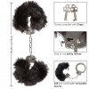 Фото товара: Металлические наручники с черным мехом Ultra Fluffy Furry Cuffs, код товара: SE-2651-65-3/Арт.359611, номер 4