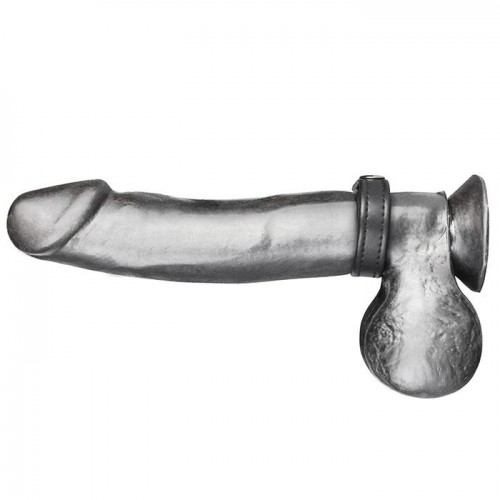 Фото товара: Кольцо на пенис из искусственной кожи на клепках SNAP COCK RING, код товара: BLM1713/Арт.44554, номер 2