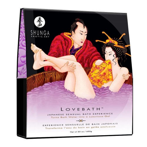Купить Соль для ванны Lovebath Sensual lotus, превращающая воду в гель - 650 гр. код товара: 6802/Арт.45184. Секс-шоп в СПб - EROTICOASIS | Интим товары для взрослых 