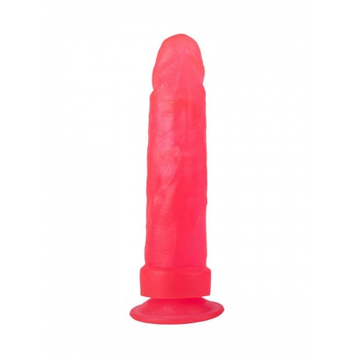 Фото товара: Розовый стимулятор-фаллос на присоске - 20,5 см., код товара: 217000/Арт.47147, номер 1
