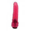 Фото товара: Розовая насадка для страпона с клиторальными лепестками - 20 см., код товара: 190200/Арт.47534, номер 2