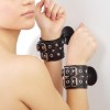 Купить Чёрные наручники с ремешками на присосках код товара: 3061-1/Арт.48354. Онлайн секс-шоп в СПб - EroticOasis 