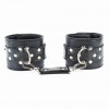 Фото товара: Чёрные наручники из кожи с пряжками, код товара: 51004ars/Арт.49057, номер 1