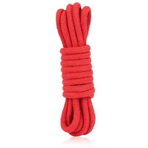 Купить Красная хлопковая веревка для связывания - 3 м. код товара: LF5100-RED/Арт.49466. Секс-шоп в СПб - EROTICOASIS | Интим товары для взрослых 