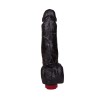 Фото товара: Чёрный вибромассажёр с мошонкой - 19 см., код товара: 411500/Арт.49573, номер 2